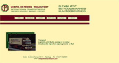 Desktop Screenshot of demooijtransport.com